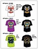 6 Pcs Screen Printed Tshirts 91204112